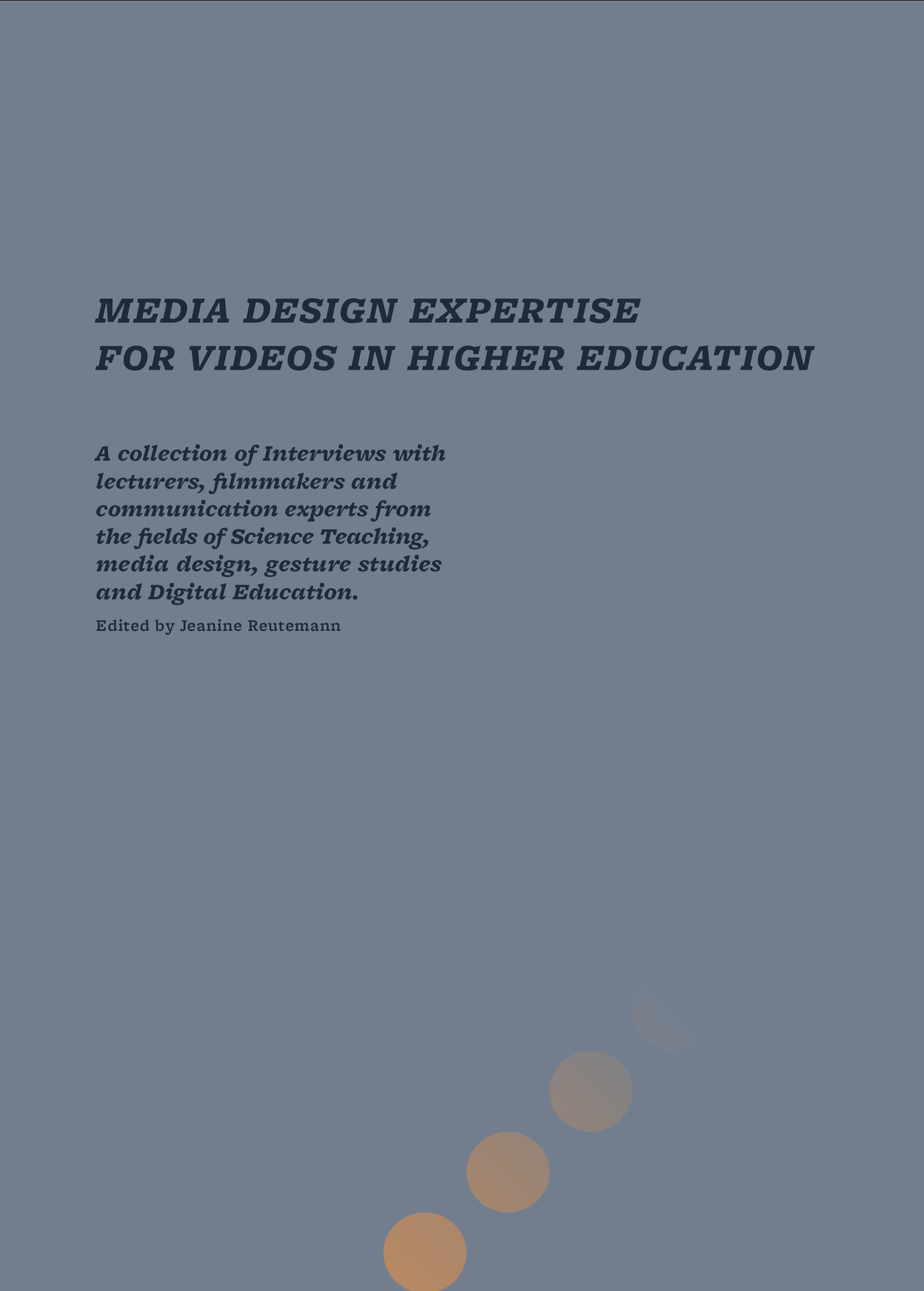 Cover "Media Design Exptertise"